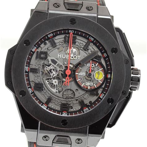 hublot 401.cx.0123.vr|401.cx.0123.vr ALL BLACK Hublot Big Bang Ferarri 45mm Mens .